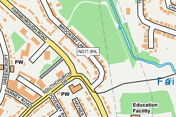 NG11 8HL map - OS OpenMap – Local (Ordnance Survey)