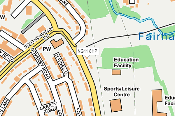 NG11 8HP map - OS OpenMap – Local (Ordnance Survey)