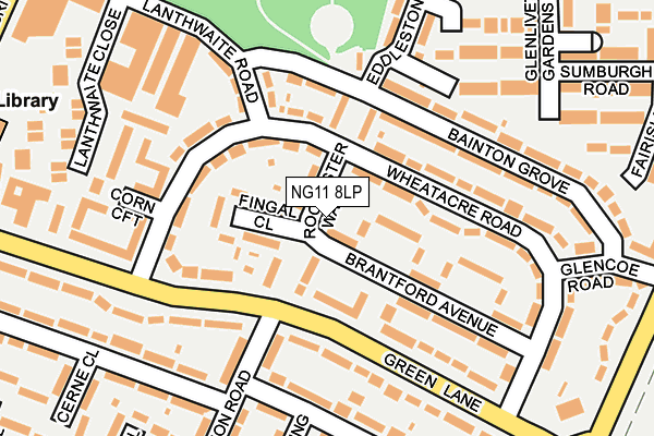 NG11 8LP map - OS OpenMap – Local (Ordnance Survey)