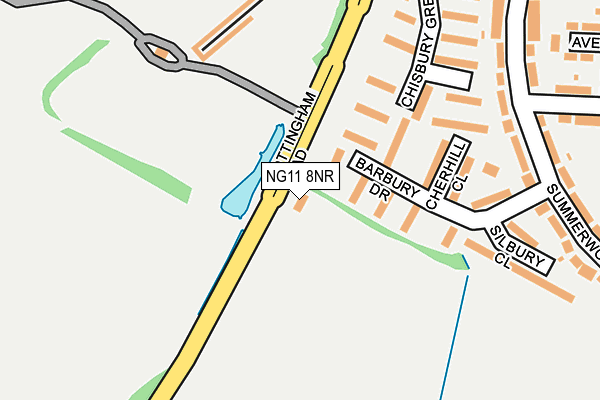NG11 8NR map - OS OpenMap – Local (Ordnance Survey)