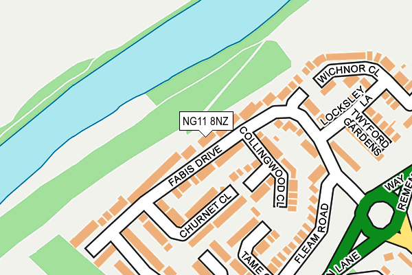 Map of WALSINGHAM PROPERTIES LTD at local scale