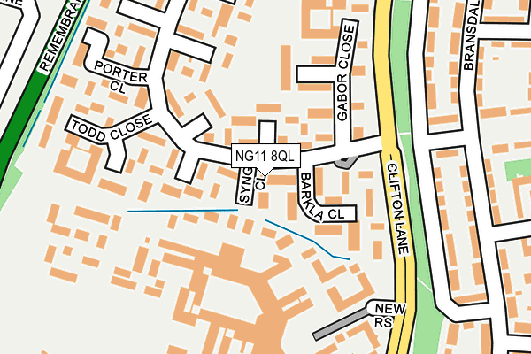 NG11 8QL map - OS OpenMap – Local (Ordnance Survey)