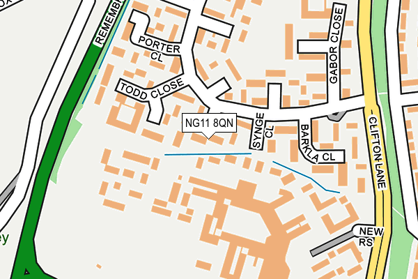 NG11 8QN map - OS OpenMap – Local (Ordnance Survey)