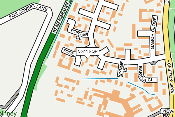 NG11 8QP map - OS OpenMap – Local (Ordnance Survey)
