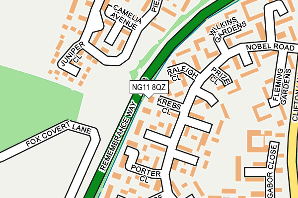 NG11 8QZ map - OS OpenMap – Local (Ordnance Survey)