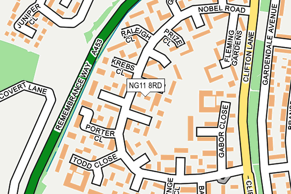 NG11 8RD map - OS OpenMap – Local (Ordnance Survey)