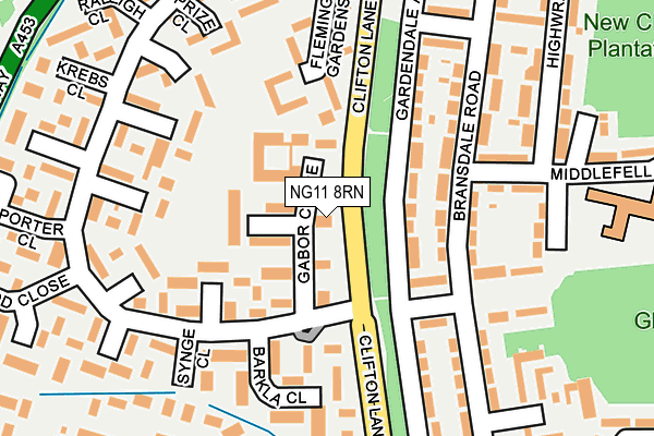 NG11 8RN map - OS OpenMap – Local (Ordnance Survey)