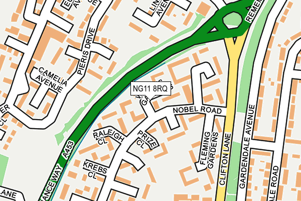 NG11 8RQ map - OS OpenMap – Local (Ordnance Survey)