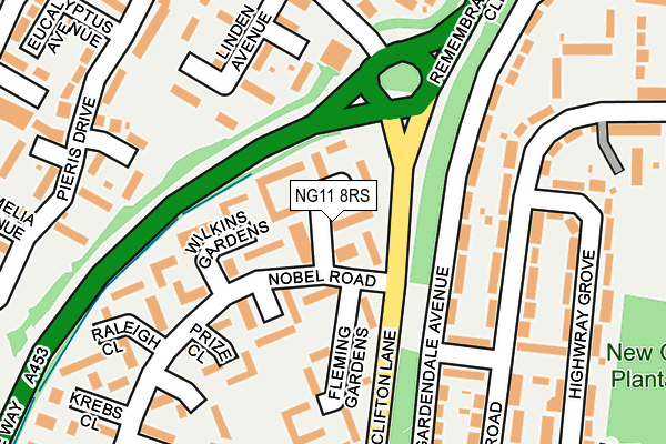 NG11 8RS map - OS OpenMap – Local (Ordnance Survey)