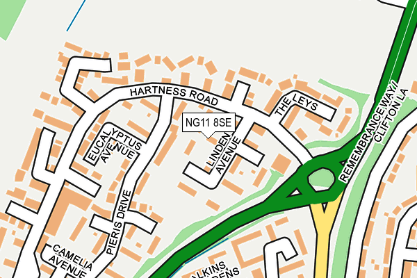 NG11 8SE map - OS OpenMap – Local (Ordnance Survey)