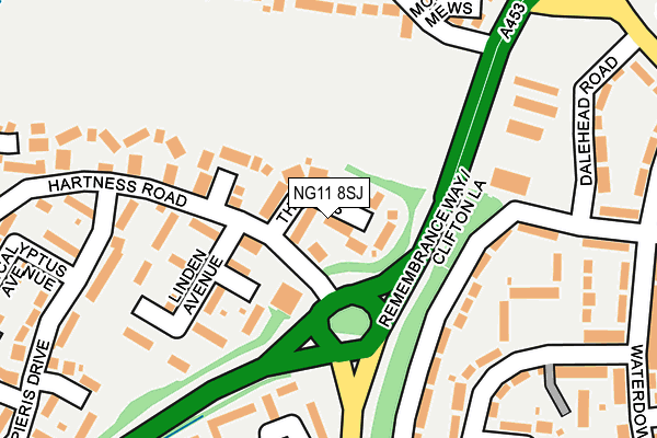 NG11 8SJ map - OS OpenMap – Local (Ordnance Survey)