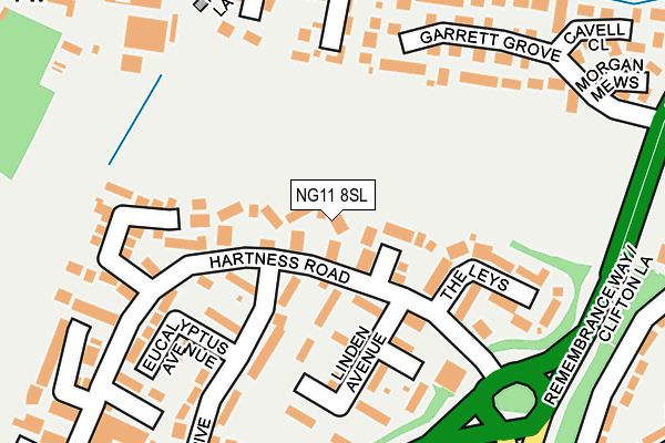 NG11 8SL map - OS OpenMap – Local (Ordnance Survey)