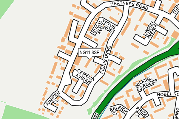 NG11 8SP map - OS OpenMap – Local (Ordnance Survey)