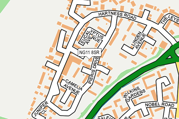 NG11 8SR map - OS OpenMap – Local (Ordnance Survey)