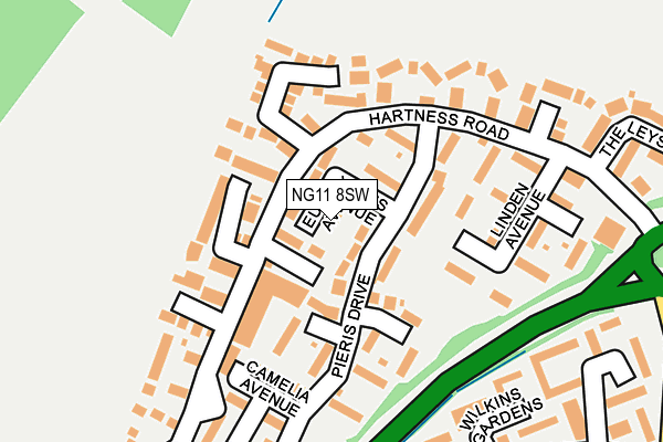 NG11 8SW map - OS OpenMap – Local (Ordnance Survey)