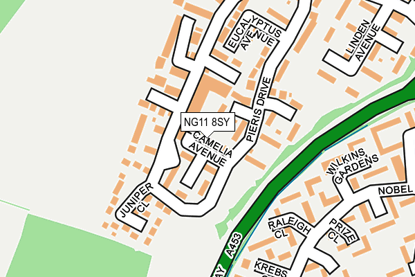 NG11 8SY map - OS OpenMap – Local (Ordnance Survey)
