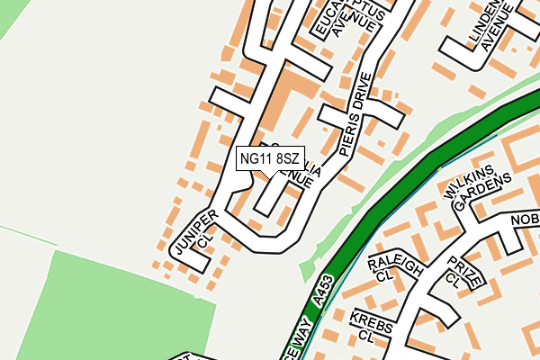 NG11 8SZ map - OS OpenMap – Local (Ordnance Survey)