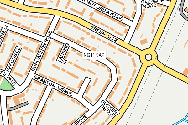 NG11 9AP map - OS OpenMap – Local (Ordnance Survey)