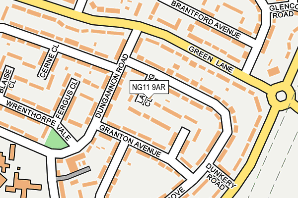 NG11 9AR map - OS OpenMap – Local (Ordnance Survey)