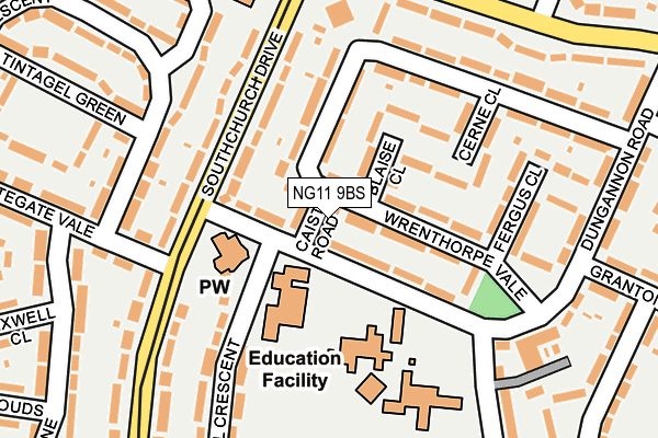 NG11 9BS map - OS OpenMap – Local (Ordnance Survey)