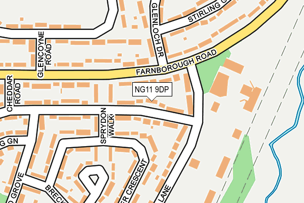 NG11 9DP map - OS OpenMap – Local (Ordnance Survey)