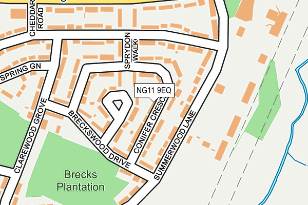 NG11 9EQ map - OS OpenMap – Local (Ordnance Survey)