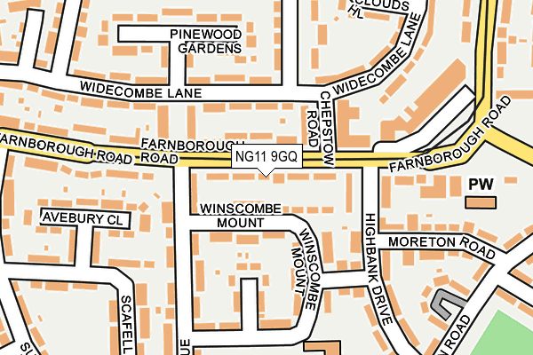 NG11 9GQ map - OS OpenMap – Local (Ordnance Survey)