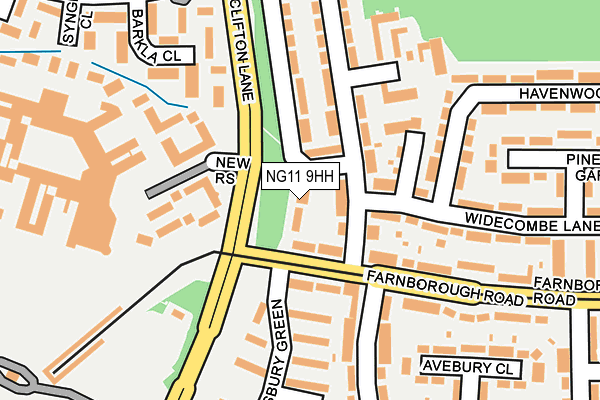 NG11 9HH map - OS OpenMap – Local (Ordnance Survey)