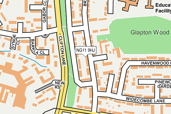 NG11 9HJ map - OS OpenMap – Local (Ordnance Survey)