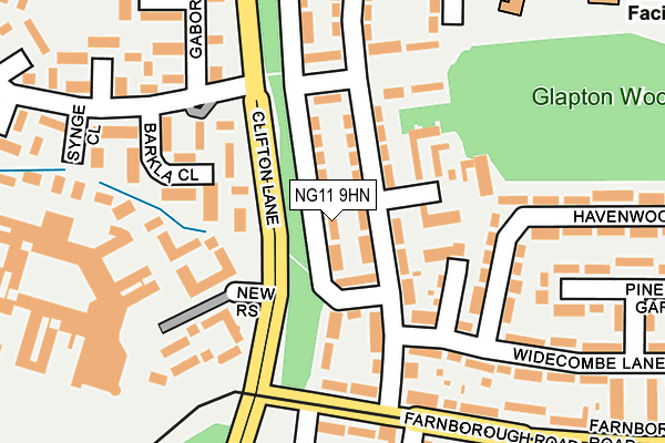 NG11 9HN map - OS OpenMap – Local (Ordnance Survey)