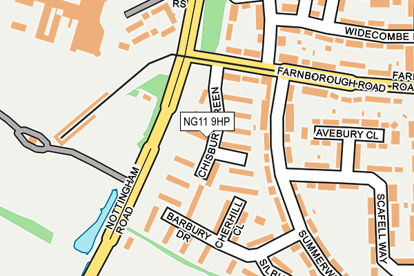 NG11 9HP map - OS OpenMap – Local (Ordnance Survey)