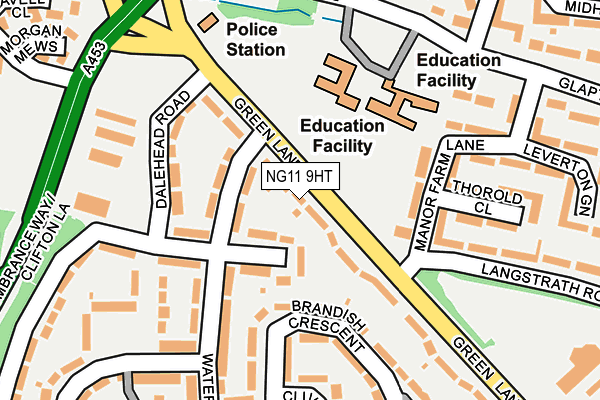 NG11 9HT map - OS OpenMap – Local (Ordnance Survey)