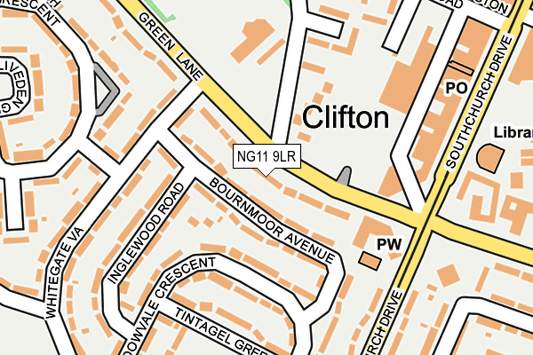 NG11 9LR map - OS OpenMap – Local (Ordnance Survey)