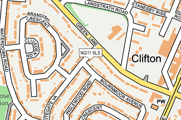 NG11 9LS map - OS OpenMap – Local (Ordnance Survey)