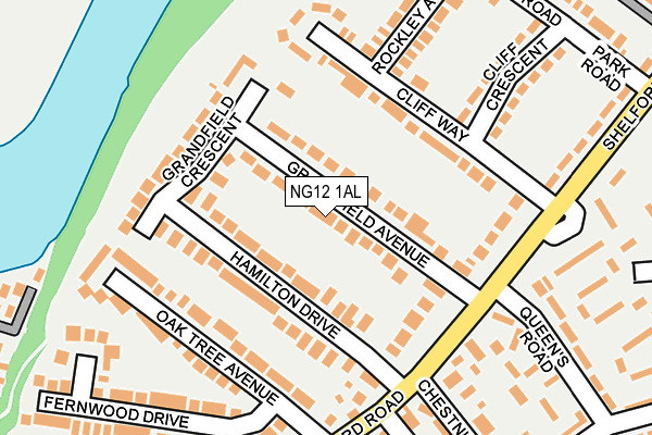 Map of MELTON HOUSE (WEST BRIDGFORD) MANAGEMENT COMPANY LIMITED at local scale