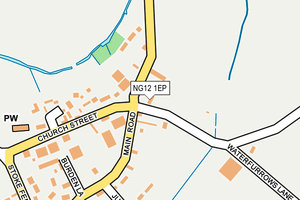 NG12 1EP map - OS OpenMap – Local (Ordnance Survey)