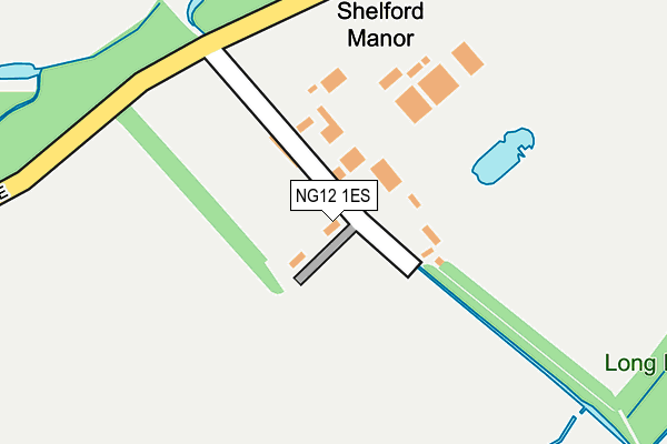 NG12 1ES map - OS OpenMap – Local (Ordnance Survey)