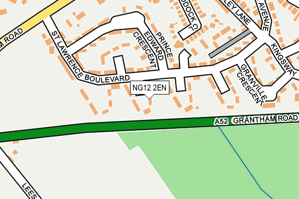 NG12 2EN map - OS OpenMap – Local (Ordnance Survey)