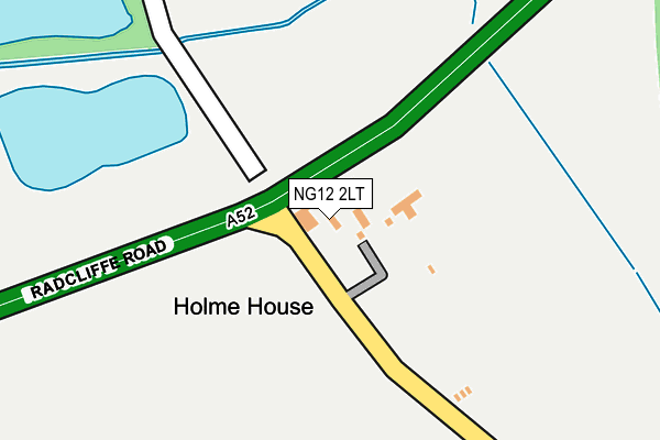 NG12 2LT map - OS OpenMap – Local (Ordnance Survey)