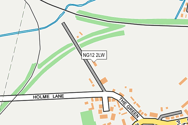 NG12 2LW map - OS OpenMap – Local (Ordnance Survey)