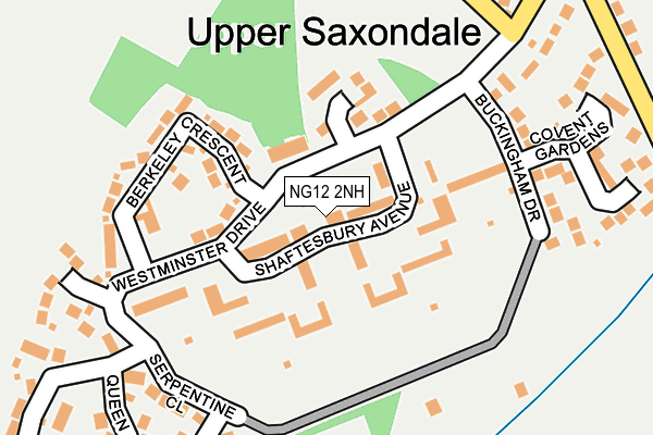 NG12 2NH map - OS OpenMap – Local (Ordnance Survey)