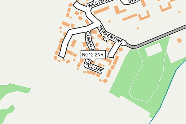 NG12 2NR map - OS OpenMap – Local (Ordnance Survey)