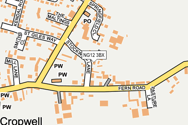 Map of SJ TELFORD CONSULTANCY LIMITED at local scale