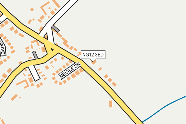 NG12 3ED map - OS OpenMap – Local (Ordnance Survey)