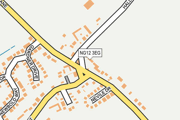 NG12 3EG map - OS OpenMap – Local (Ordnance Survey)