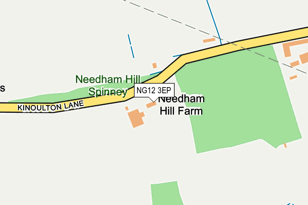 NG12 3EP map - OS OpenMap – Local (Ordnance Survey)