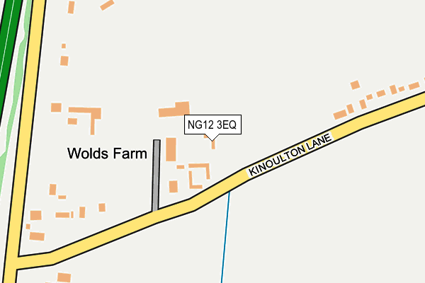 Map of WOLDS FARM BARNS MANAGEMENT COMPANY LIMITED at local scale