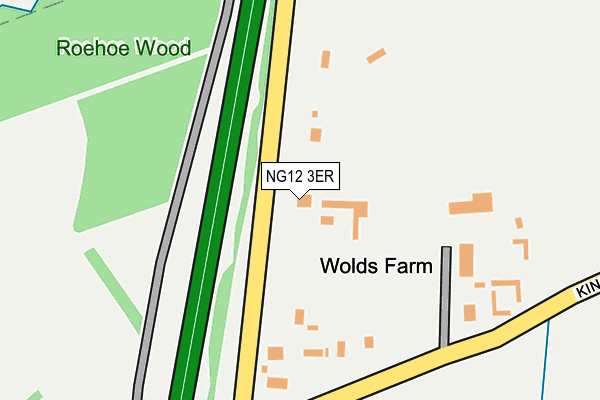 NG12 3ER map - OS OpenMap – Local (Ordnance Survey)