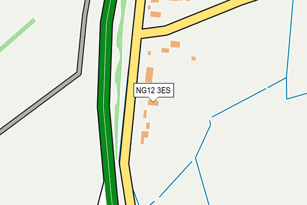 NG12 3ES map - OS OpenMap – Local (Ordnance Survey)