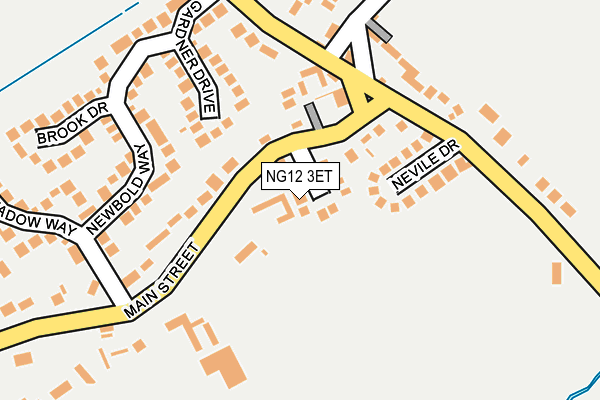 NG12 3ET map - OS OpenMap – Local (Ordnance Survey)